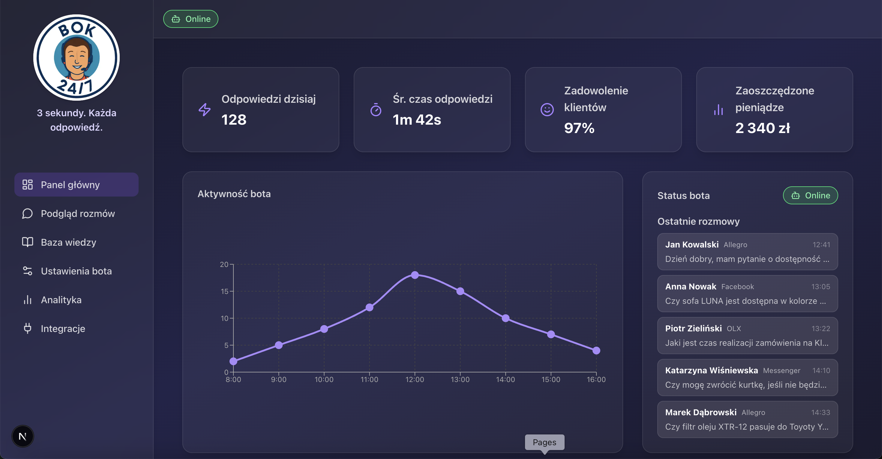 ROI Calculator Dashboard